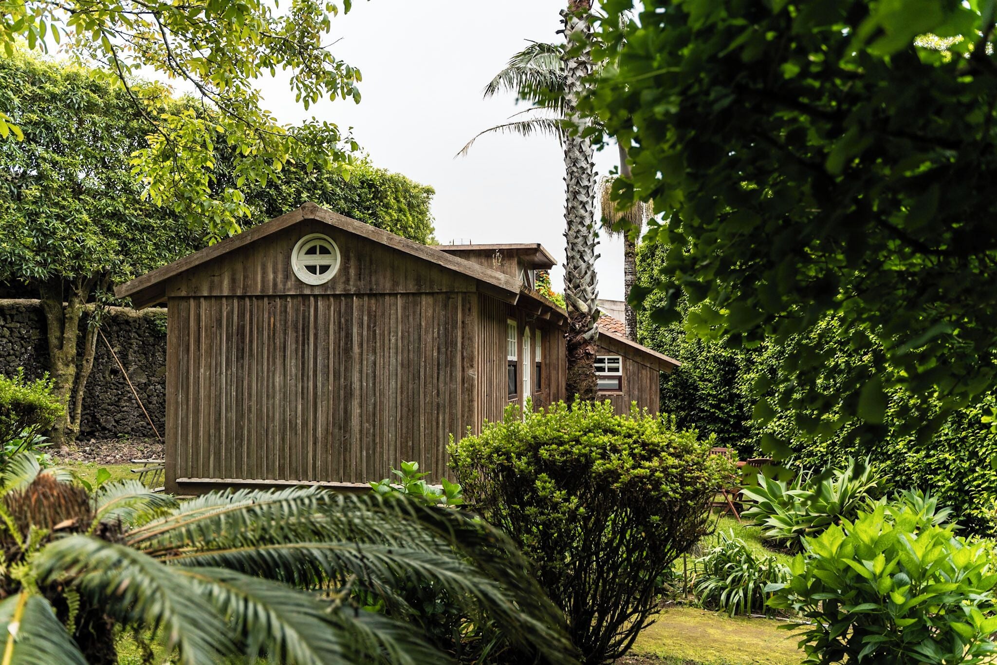 Romantisches Ferienhaus, Klimaanlage, Gartenblick | Ausblick vom Zimmer