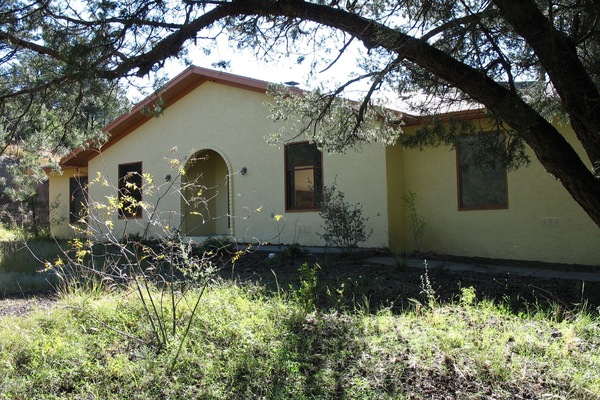 Front entrance to the house.