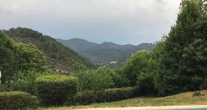 Cévennes magnanerie XIXe vue imprenable 15 pers piscine chauffée altitude 500 m