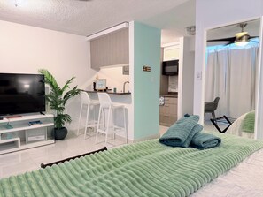 1 Schlafzimmer, Bügeleisen/Bügelbrett, kostenloses WLAN, Bettwäsche