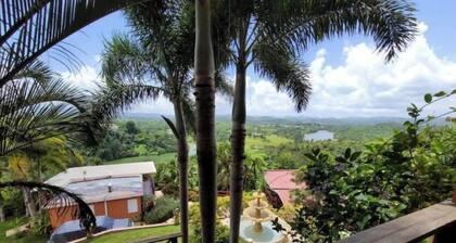 Serene Private Peaceful Retreat with Lake Access Mountain View in Cidra