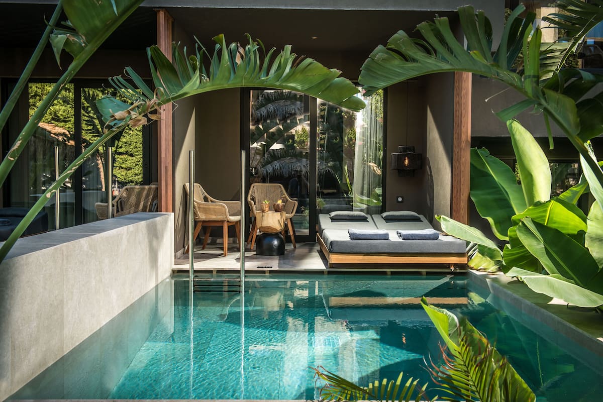 Majestic Suite with thermal private pool | Terrasse/Patio