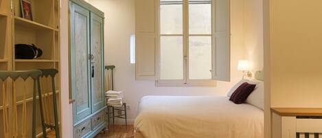 1 غرفة نوم وواي فاي وملاءات أسرّة