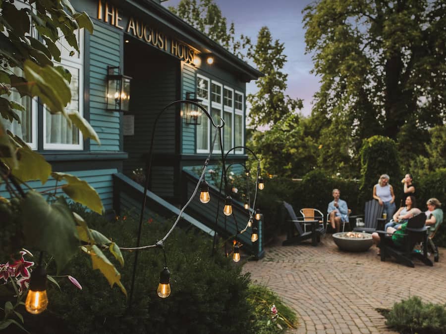 Majoituspaikan julkisivu