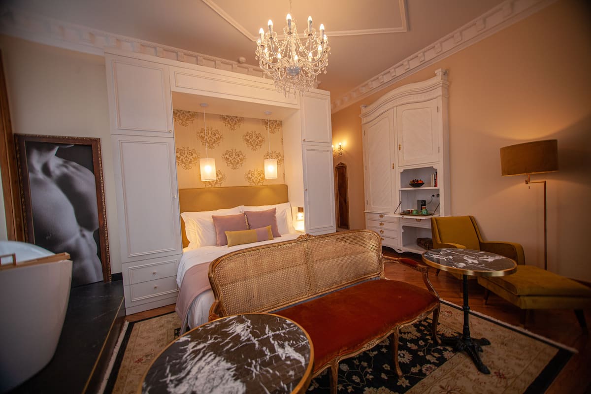 Suite presidencial | 1 habitación, sábanas de algodón egipcio y ropa de cama de alta calidad