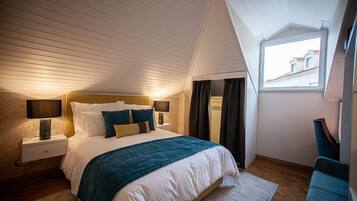 Rom – deluxe | Sengetøy i egyptisk bomull, sengetøy av topp kvalitet og minibar