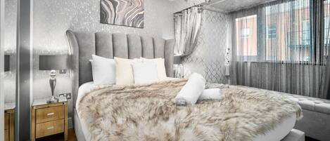 1 bedroom, iron/ironing board, travel crib, free WiFi