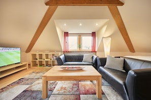 TV - Large (100sqm) modern apartment with roof terrace (Cuxhaven)