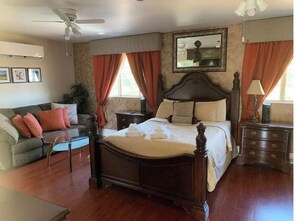 4 habitaciones, escritorio, tabla de planchar con plancha y wifi gratis 