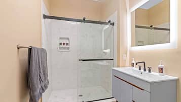 Shower, hair dryer
