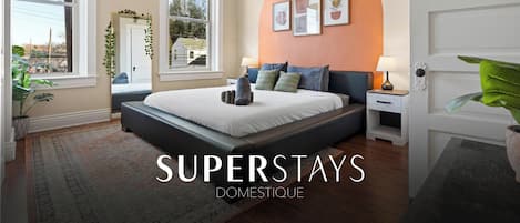 3 soverom, strykejern/-brett, wi-fi og sengetøy