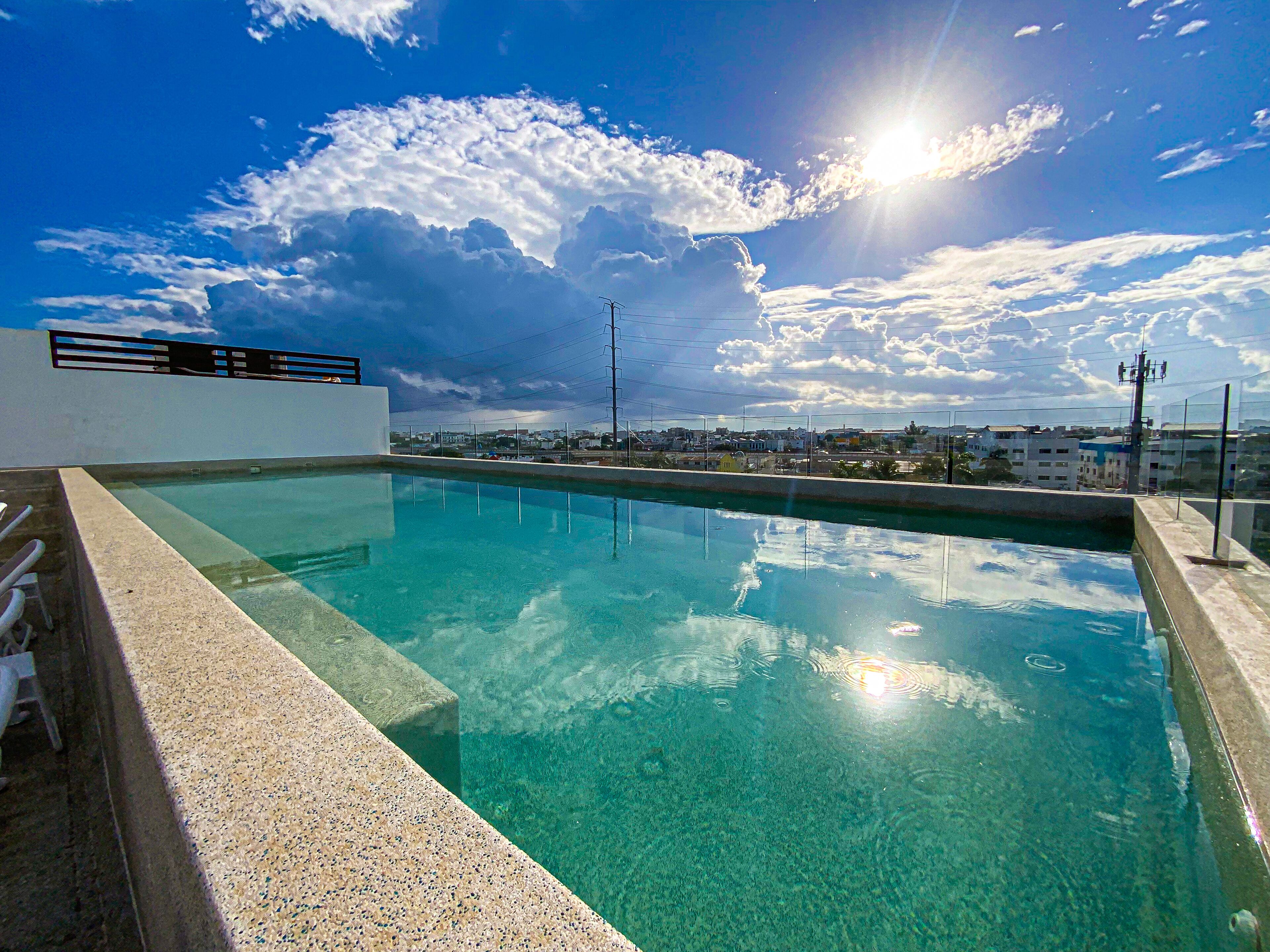 Alberca al aire libre 