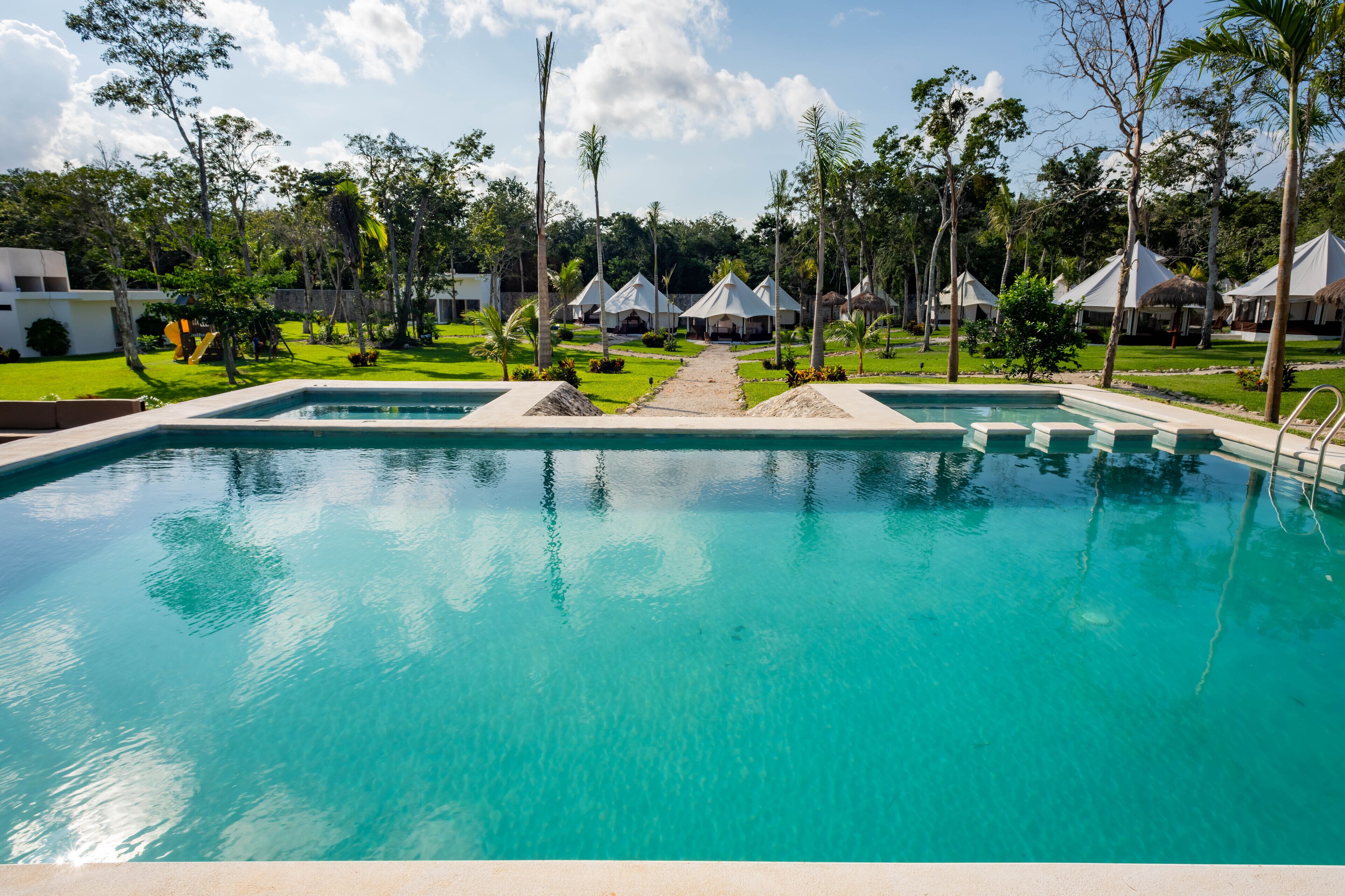 Vista desde la propiedad. Xakluum Eco Glampings