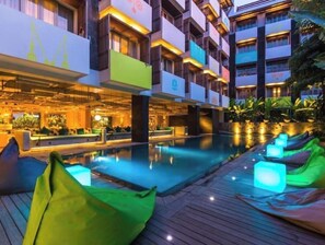 Pool - Fabulous Stay 1Br Hotel In Seminyak (Kuta)