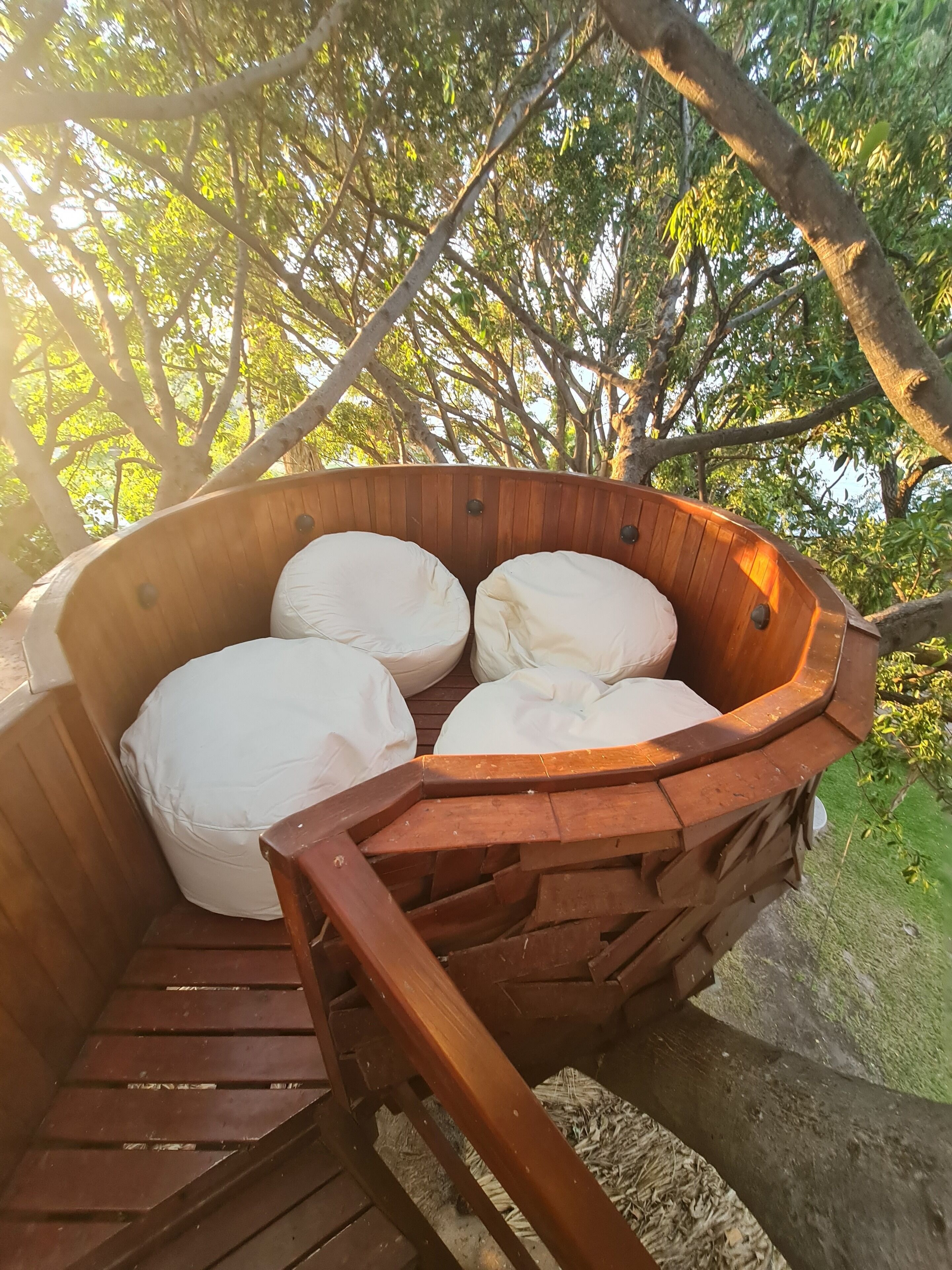 Casa de árbol Deluxe | Terraza o patio