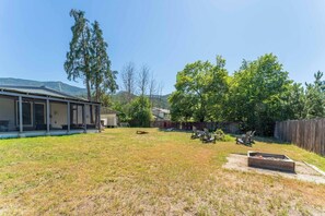 Terrace/patio - Walk to Silver Mtn Resort, Game Room & Hot Tub! (Kellogg)