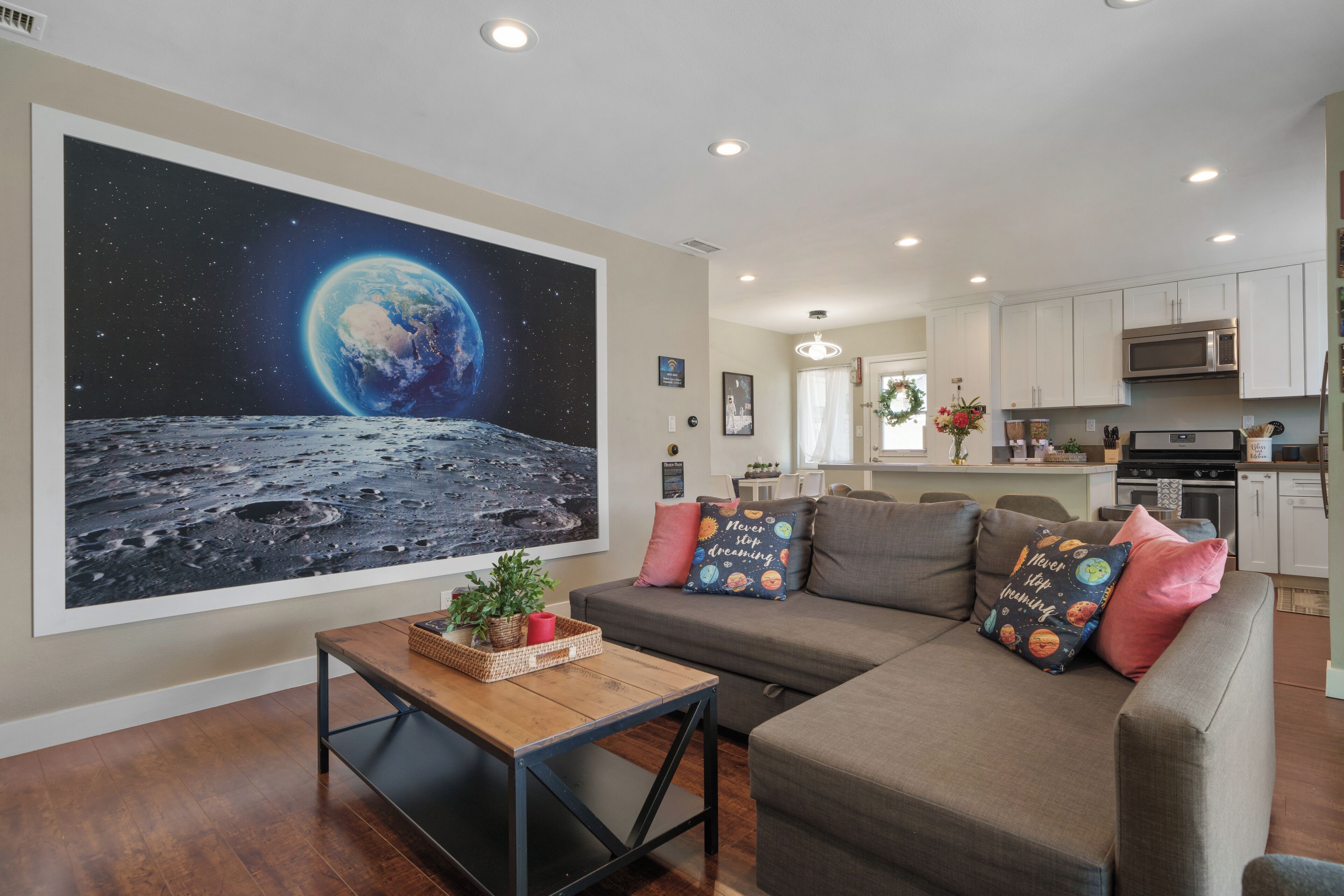 Smart TV, video games, DVD player, table tennis