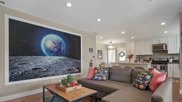 Smart TV, video games, DVD player, table tennis