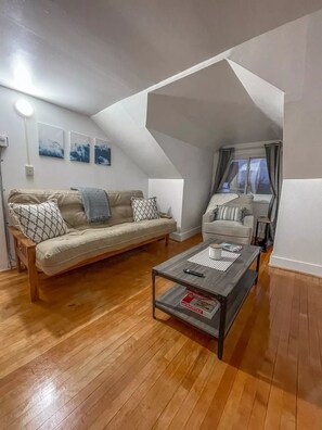 Fireplace - Adirondack Mountain View Retreat – Downtown Saranac Lake (Saranac Lake)