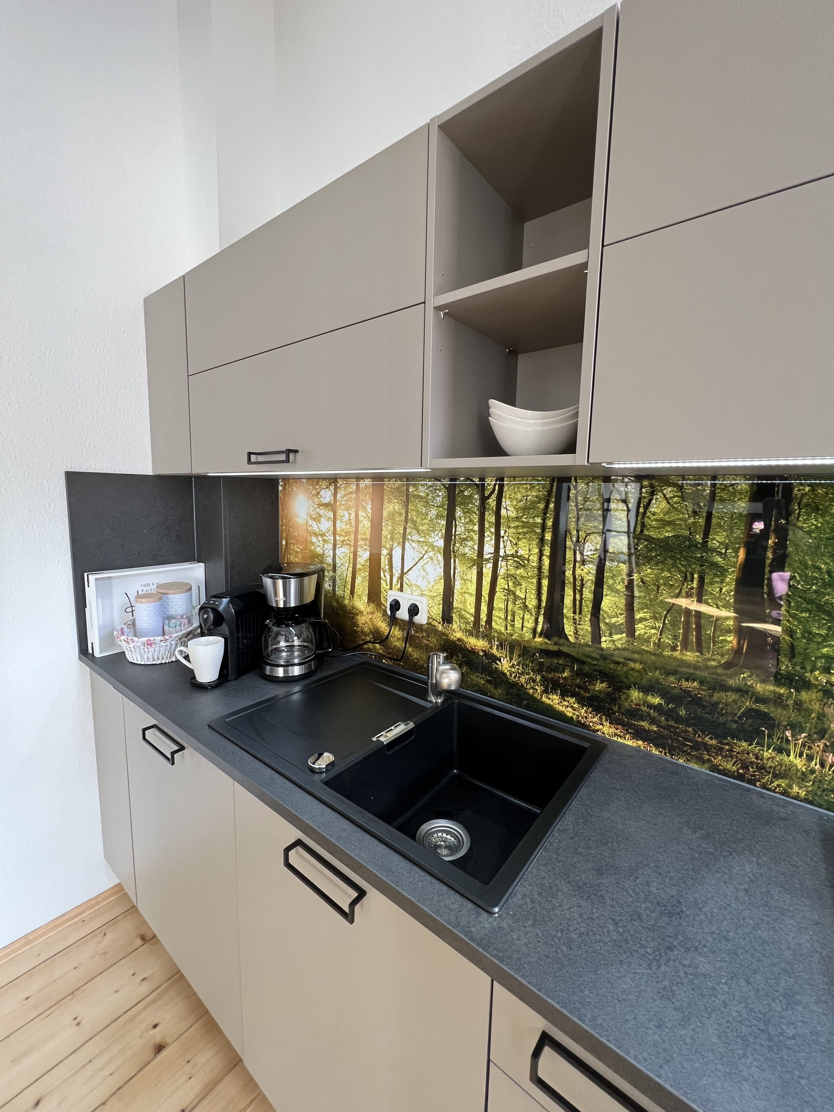 Kühlschrank, Ofen, Herdplatte, Geschirrspüler