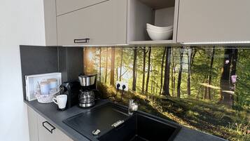 Kühlschrank, Ofen, Herdplatte, Geschirrspüler