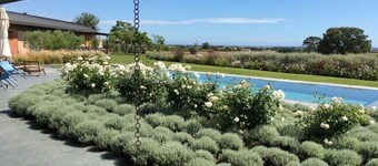 Villa surrounded by greenery with swimming pool and tennis - 10 minutes from the beach