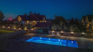 Una piscina riscaldata