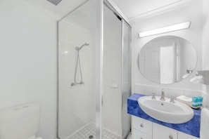 Hair dryer, towels