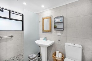 Hair dryer, towels