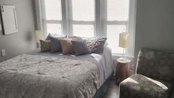 1 makuuhuone, silitysrauta/-lauta, ilmainen Wi-Fi, vuodevaatteet