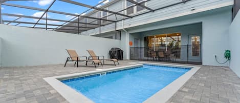 Una piscina climatizada