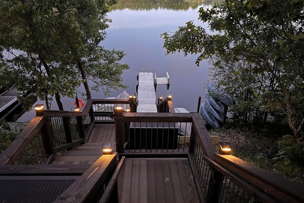 Enjoy Lake Arrowhead from the private dock
