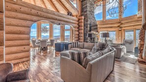 TV, fireplace, video games, table tennis