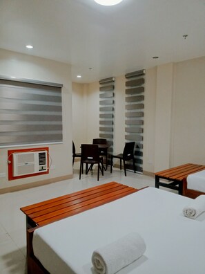 Family Room | Premium bedding, free WiFi, bed sheets - Grace & RB Hotel (Kalibo)