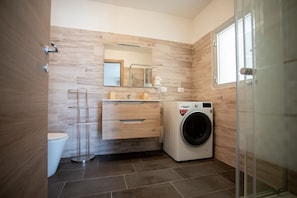 Shower, hair dryer, bidet