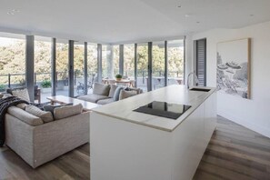 Living area - Unit 118 Luxury Beachfront Penthouse - Cotton Beach (Casuarina)