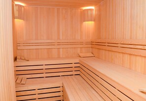 Salas de tratamientos para parejas, sauna, baño turco