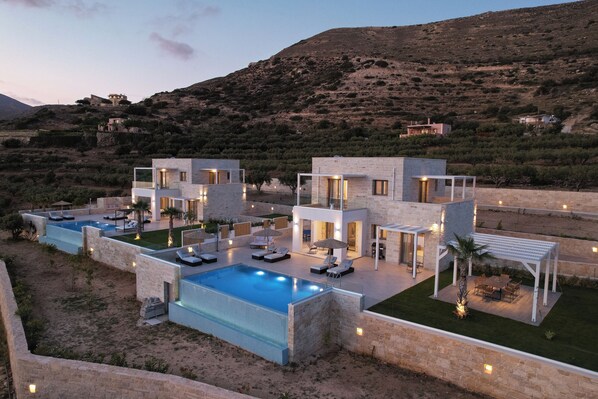 Exterior - Actea Seaview Villa 2 Free* heated pool & 800m sea (Kissamos)