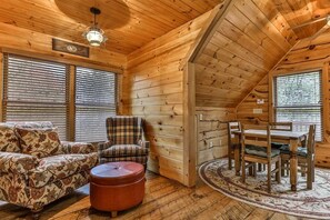 Smart TV, fireplace, video games, books