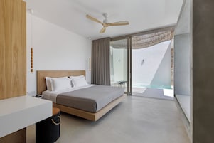 Sábanas de algodón egipcio, ropa de cama de alta calidad y minibar