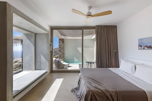 Sábanas de algodón egipcio, ropa de cama de alta calidad y minibar