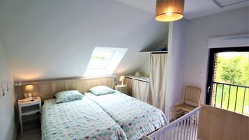 4 chambres, lit parapluie, Wi-Fi gratuit