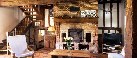 TV, peis, DVD-spiller og bordtennis