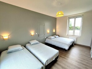 3 chambres, lit parapluie, Wi-Fi gratuit