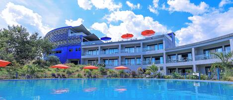 Voorkant van accommodatie