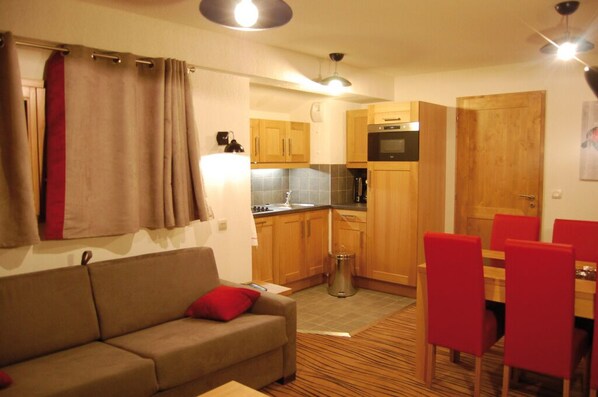Living area - Lagrange Vacances Les Chalets D'emeraude (Hauteluce)