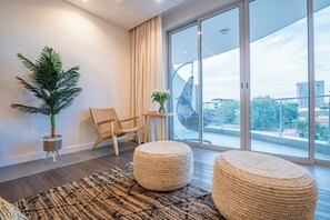 Business Apartment | Living area | Flat-screen TV - Capital 2 Bed Olive Tree Line By YourHost (Nairobi)