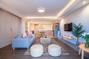 Business Apartment | Living area | Flat-screen TV - Capital 2 Bed Olive Tree Line By YourHost (Nairobi)