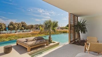 Deluxe Double Room, Swim Up | View from room