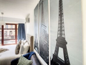 2 bedrooms, iron/ironing board, travel crib, free WiFi